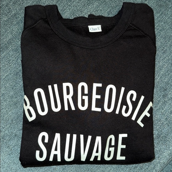 Clare V. Bourgeoisie Sauvage Sweatshirt - Picture 5 of 5